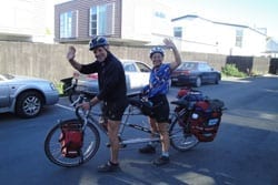 Dr. Wendy Ring and her spouse are biking for change. Photo: Physicians for Social Responsibility