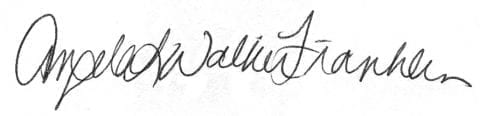 Angela Walker Franklin Signature